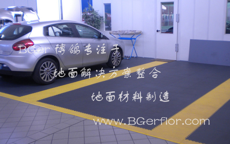 汽車(chē)4S店室內(nèi)停車(chē)位地面材料