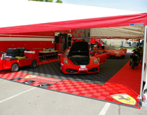 鎖扣式車展地臺材料，環環相扣快速拼接鋪裝